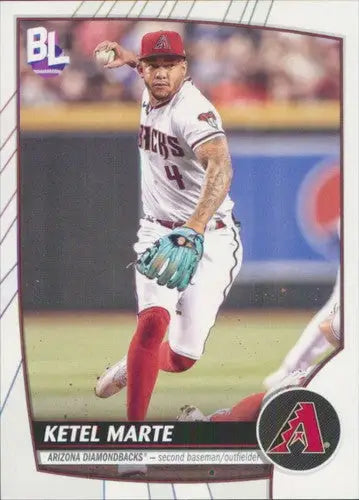 Ketel Marte baseball card from 2023 Topps Big League series with Diamondbacks ID 51498