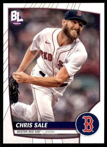 Chris Sale baseball card from 2023 Topps Big League Red Sox collection