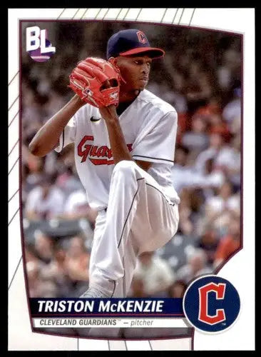 2023 Topps Big League #47 Triston McKenzie NM-MT Guardians ID:53330 - Baseball Card Single