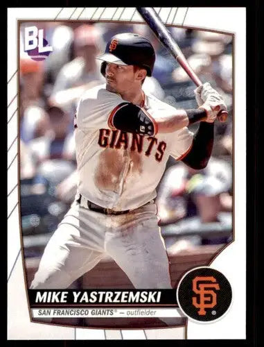 2023 Topps Big League Mike Yastrzemski baseball card Giants NM-MT product ID 53336