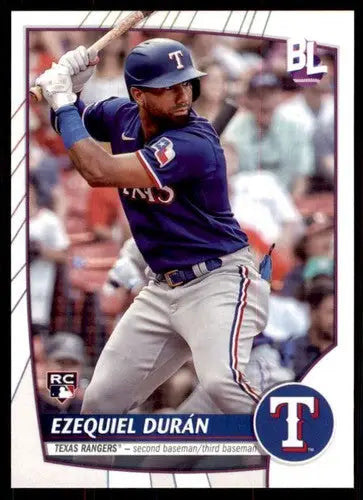 Ezequiel Duran baseball card from 2023 Topps Big League Big League series