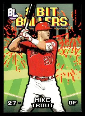 2023 Topps Big League #8B-2 Mike Trout 8 Bit Ballers - Baseball Card Single