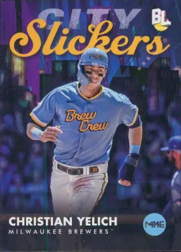 2023 Topps Big League City Slickers #CS-16 Christian Yelich NM-MT Brewe ID:51417 - Baseball Card Single