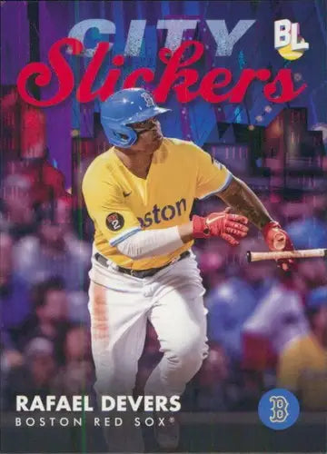 Rafael Devers baseball card from 2023 Topps Big League City Slickers series
