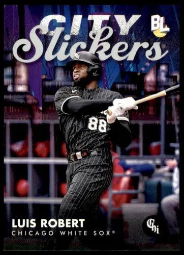 Luis Robert baseball card from 2023 Topps Big League City Slickers series