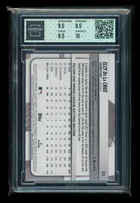 2023 Topps Big League Elly De La Cruz #51 RC Baseball Arena Club 10 - Baseball Card Single