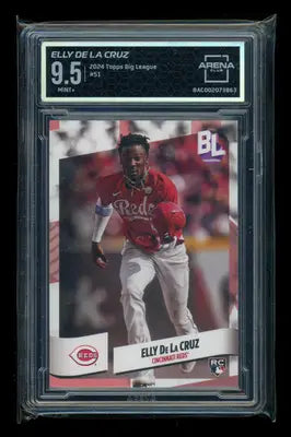 2023 Topps Big League Elly De La Cruz #51 RC Baseball Arena Club 9.5 - Baseball Card Single