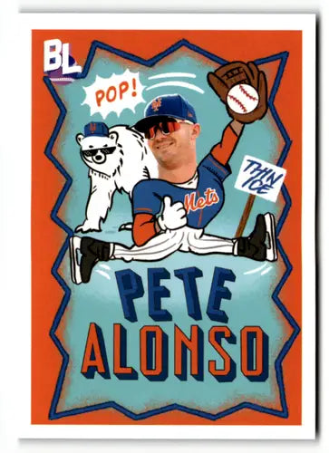 2023 Topps Big League Big Leaguers Pete Alonso baseball card Mets NM-MT ID 51336