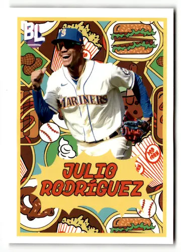 Julio Rodriguez baseball card from 2023 Topps Big League Big Leaguers series