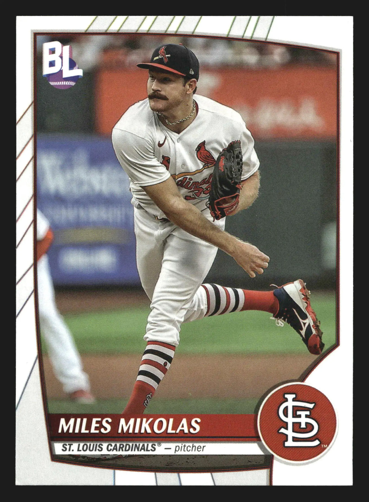 2023 Topps Big League Miles Mikolas #198 St. Louis Cardinals - Baseball Card Single