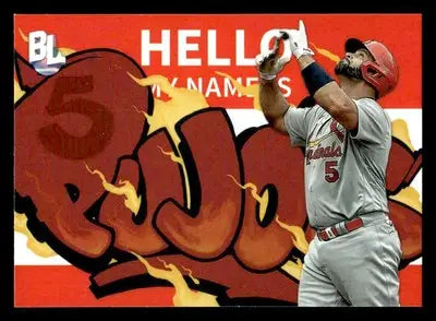 2023 Topps Big League #RC-6 Albert Pujols Roll Call Wildstyle Edition - Baseball Card Single