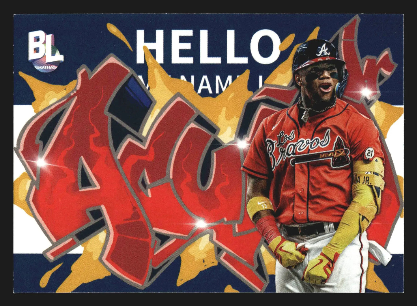 2023 Topps Big League #RC-9 Ronald Acuna Jr Braves Roll Call Wildstyle Art