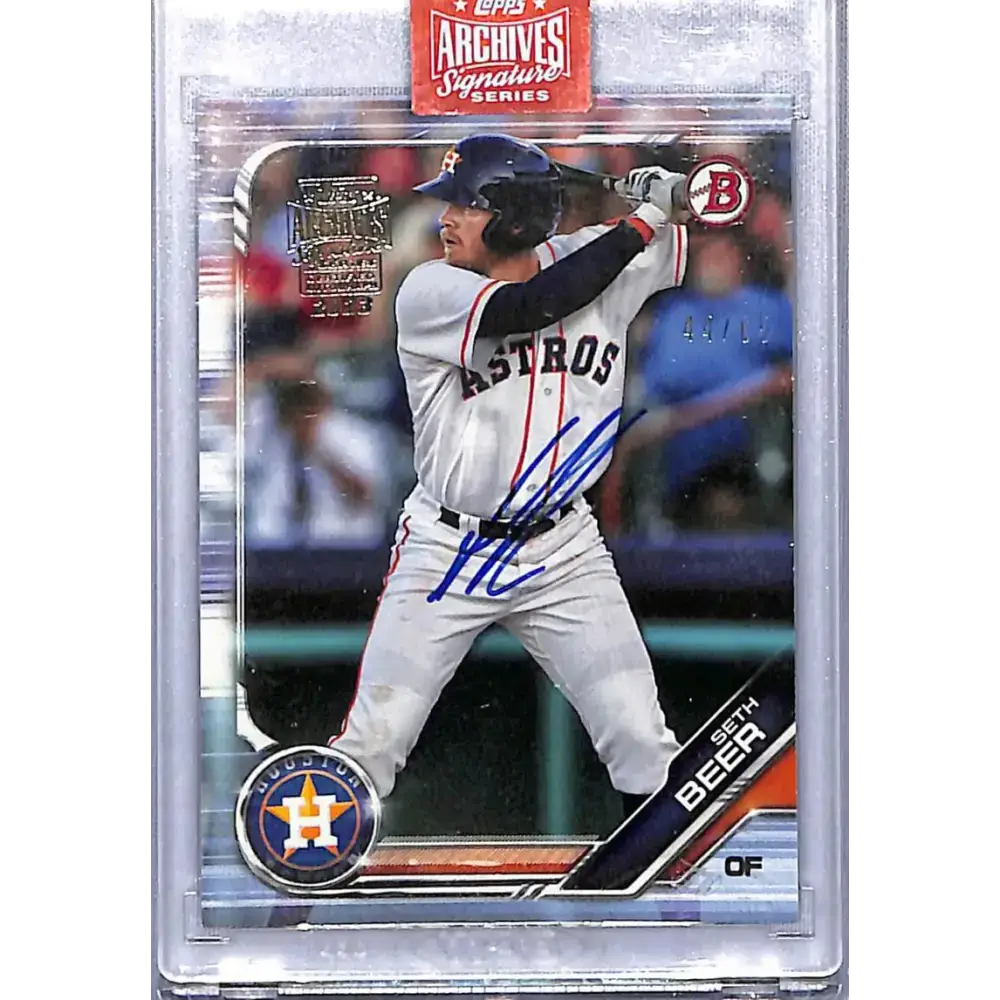 2023 Topps Bowman Archives Signature #BP-14 Seth Beer NM-MT Auto 44/65 Houston Astros - Baseball Card Single