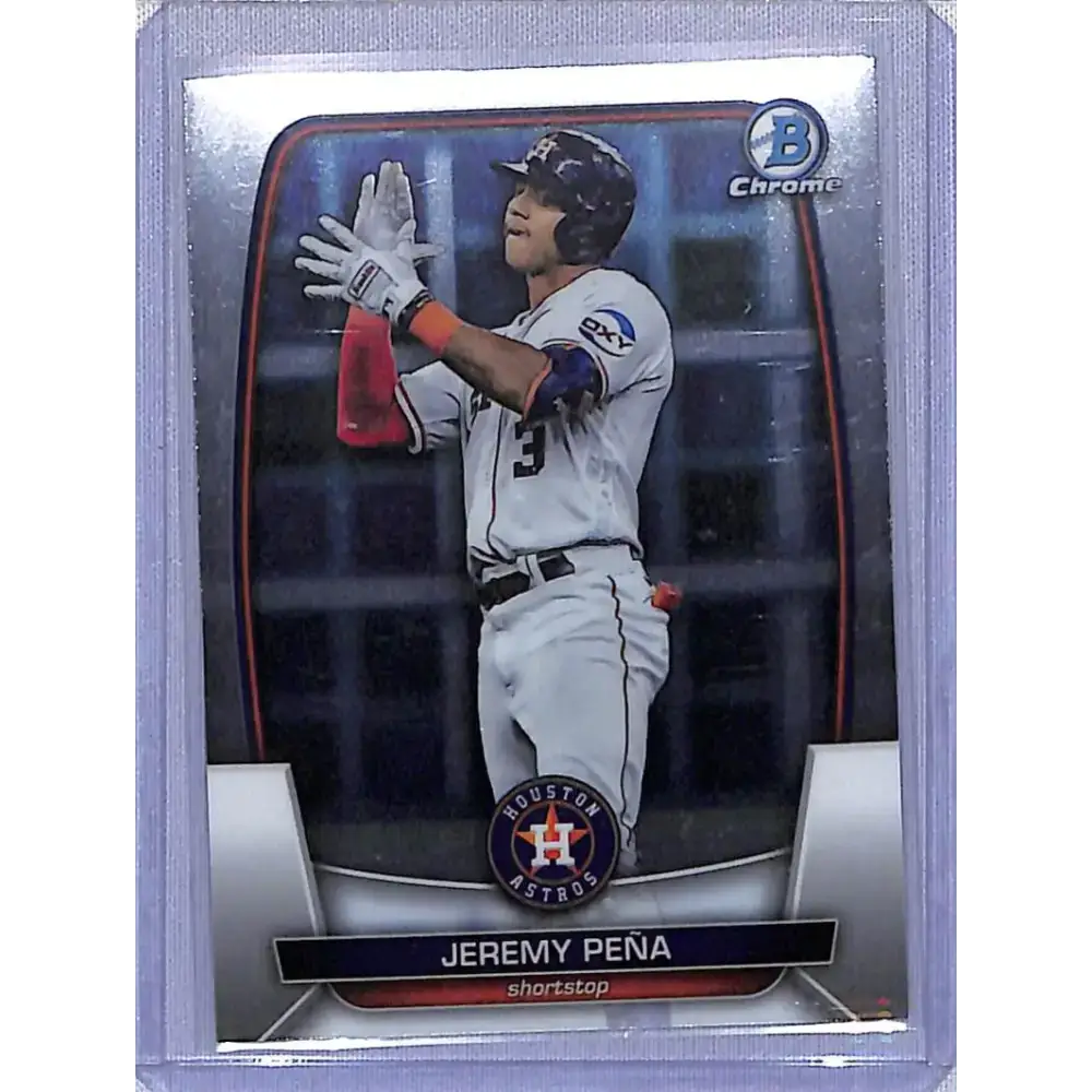 2023 Topps Bowman Chrome #61 Jeremy Pena NM-MT Houston Astros - Baseball Card Single