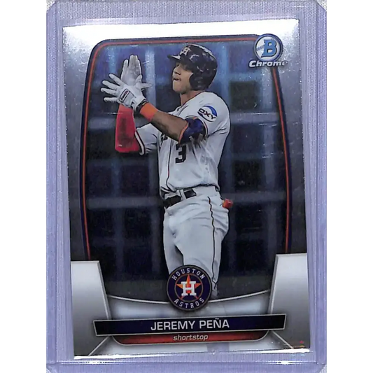 2023 Topps Bowman Chrome #61 Jeremy Pena NM-MT Houston Astros - Baseball Card Single
