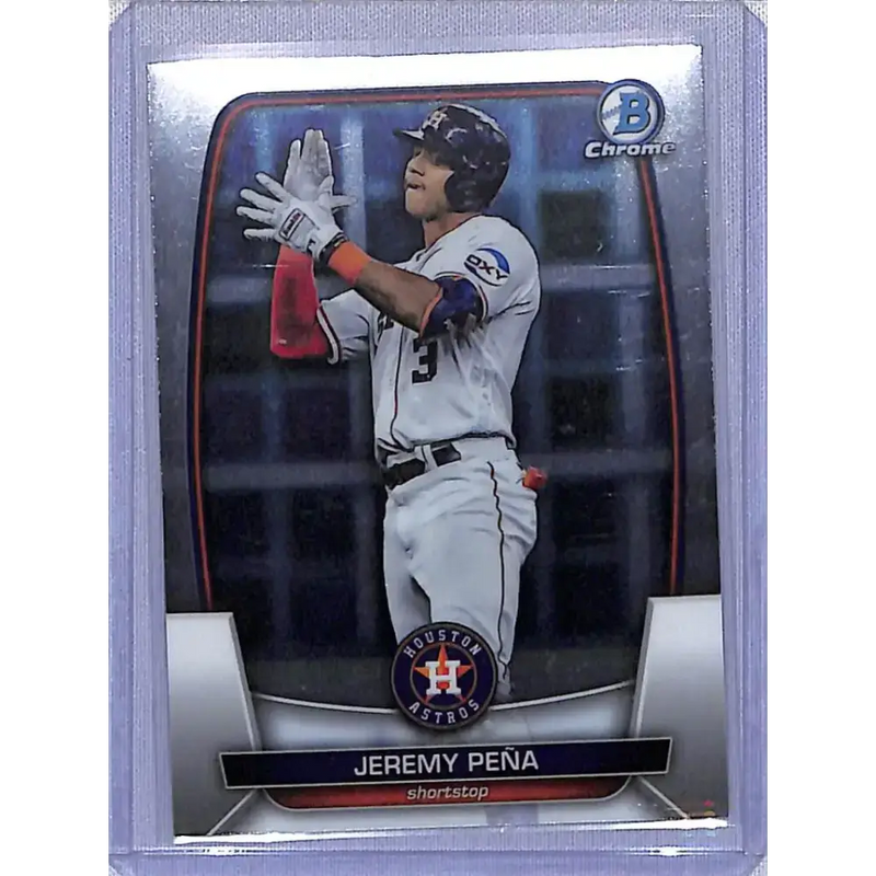 2023 Topps Bowman Chrome #61 Jeremy Pena NM-MT Houston Astros - Baseball Card Single