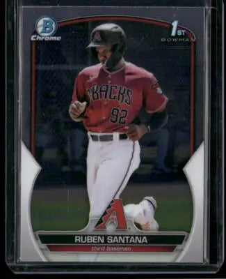 2023 Topps Bowman Chrome Ruben Santana #BCP-42 1st Bowman Baseball - Baseball Card Single