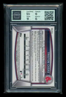 2023 Topps Bowman Chrome Triston Casas #MLB-8 National VIP RC Arena Club 10