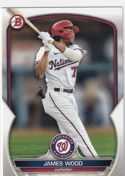 2023 TOPPS #BP-129 JAMES WOOD- WASHINGTON NATIONALS - Baseball Card Single