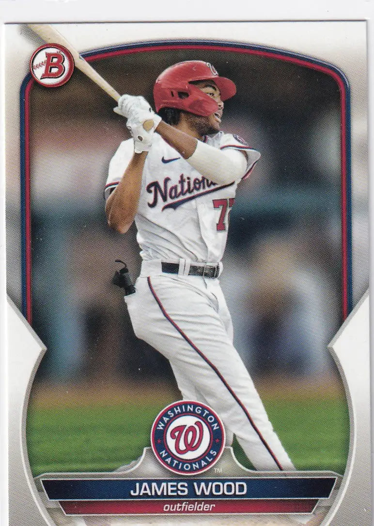 2023 TOPPS #BP-129 JAMES WOOD- WASHINGTON NATIONALS - Baseball Card Single