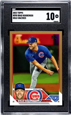 2023 Topps Brad Boxberger Gold baseball card SGC 10 topps brad boxberger collectible