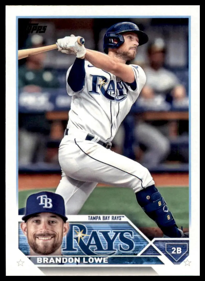 2023 Topps Brandon Lowe 36 Tampa Bay Rays Baseball NM - Baseball Card Single