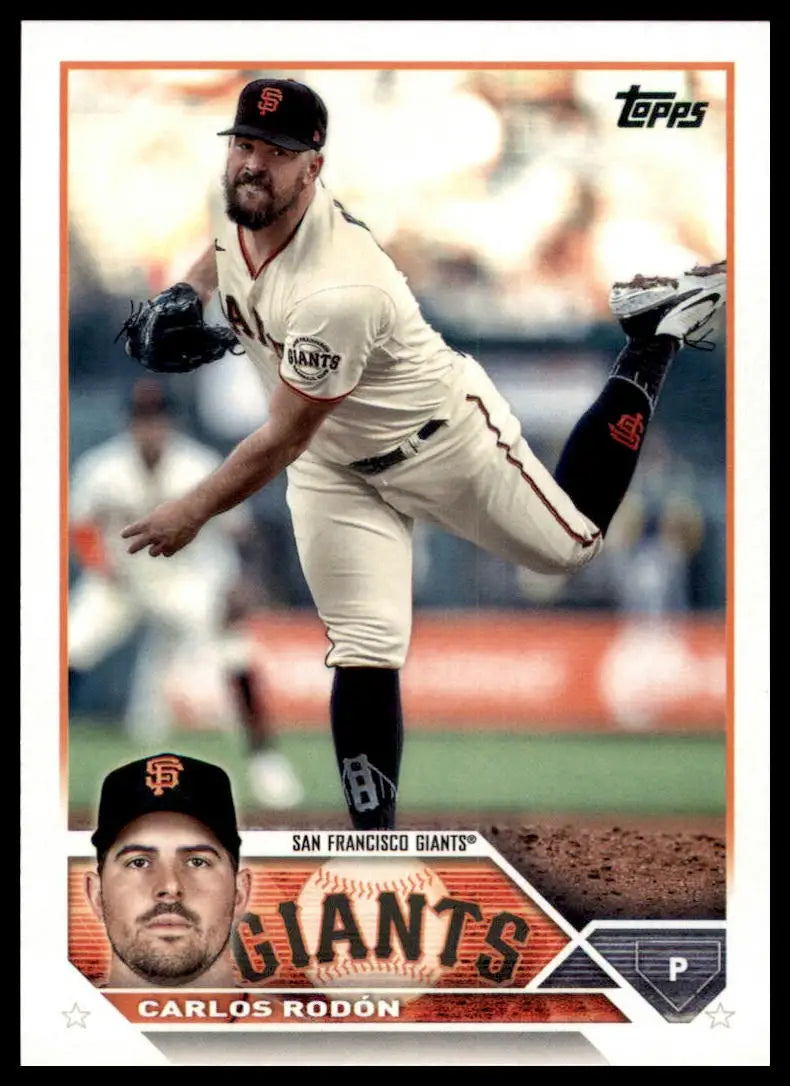 2023 Topps Carlos Rodón 179 San Francisco Giants Baseball NM - Baseball Card Single