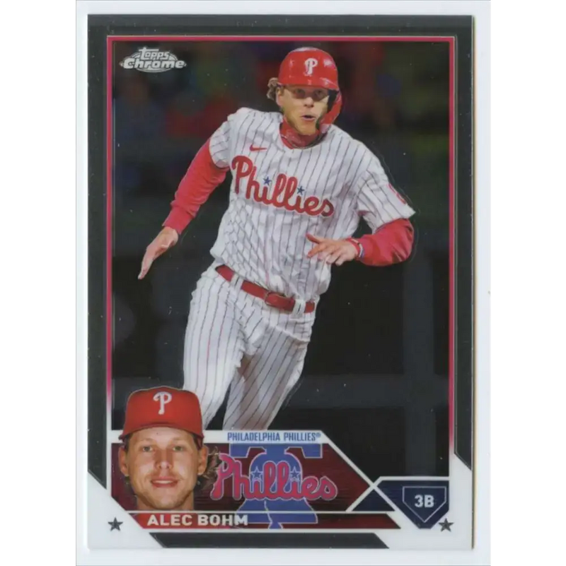 2023 Topps Chrome #105 Alec Bohm NM-MT Philadelphia Phillies Baseball Card - Baseball Card Single