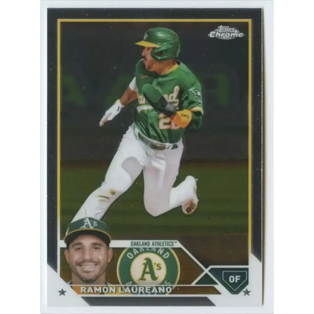 2023 Topps Chrome #116 Ramon Laureano NM-MT Oakland Athletics Baseball Card - Baseball Card Single