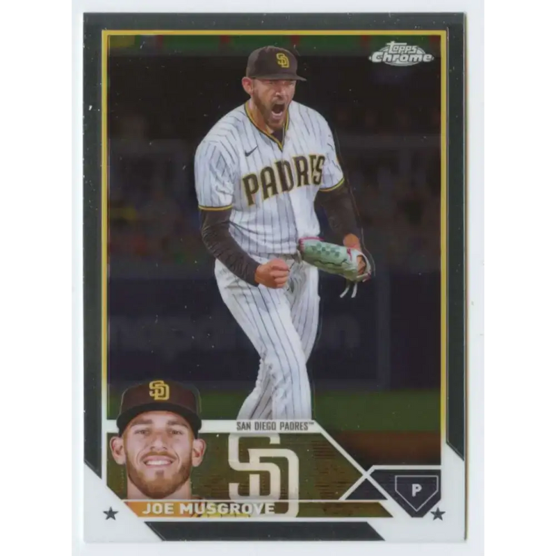 2023 Topps Chrome #121 Joe Musgrove NM-MT San Diego Padres Baseball Card - Baseball Card Single
