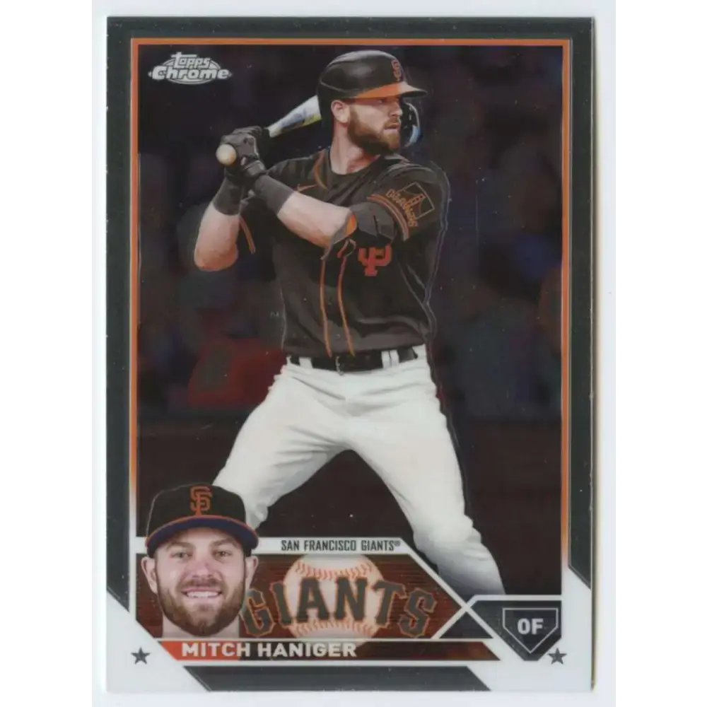 2023 Topps Chrome #122 Mitch Haniger NM-MT San Francisco Giants Baseball Card - Baseball Card Single