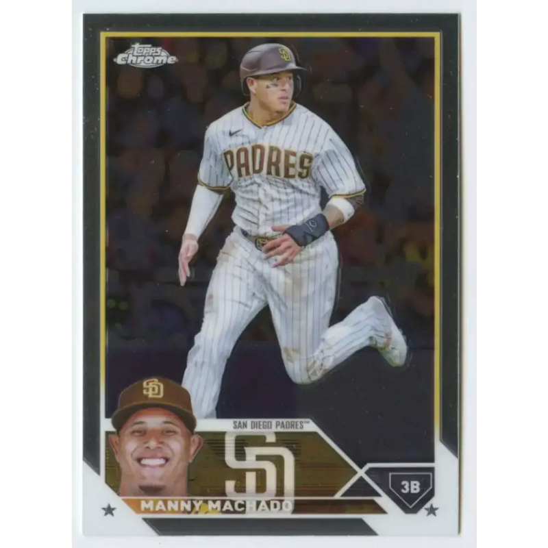 2023 Topps Chrome #124 Manny Machado NM-MT San Diego Padres Baseball Card - Baseball Card Single
