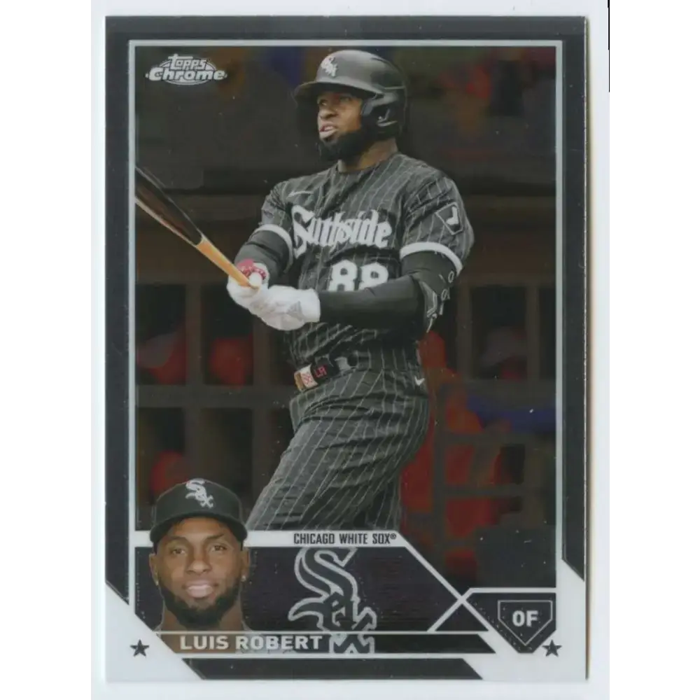 2023 Topps Chrome #125 Luis Robert NM-MT Chicago White Sox Baseball Card - Baseball Card Single