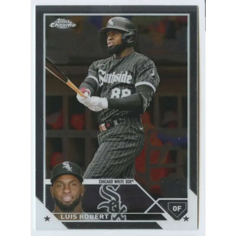 2023 Topps Chrome #125 Luis Robert NM-MT Chicago White Sox Baseball Card - Baseball Card Single