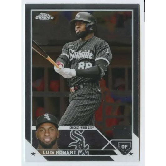2023 Topps Chrome #125 Luis Robert NM-MT Chicago White Sox Baseball Card - Baseball Card Single