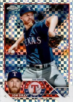2023 Topps Chrome #127 Jon Gray X-Fractors - Baseball Card Single