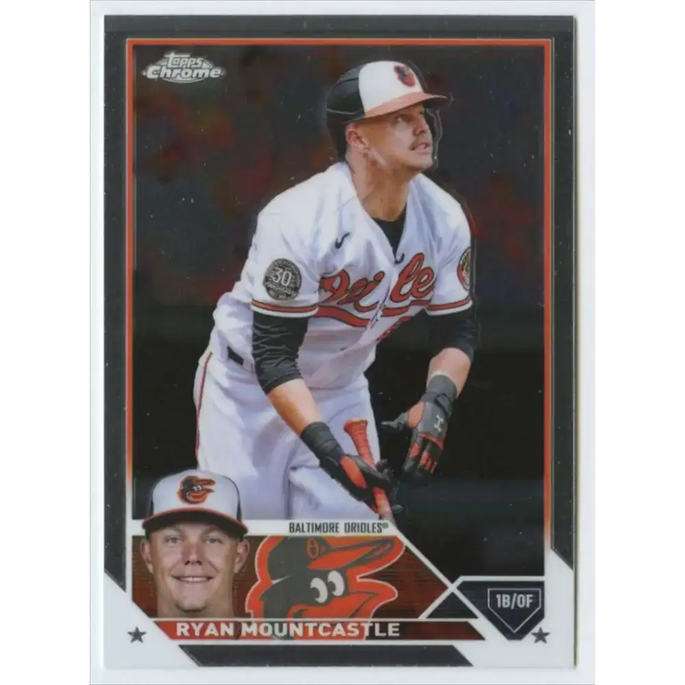 2023 Topps Chrome #149 Ryan Mountcastle NM-MT Baltimore Orioles Baseball Card - Baseball Card Single