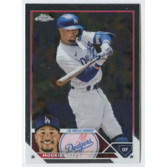 2023 Topps Chrome #150 Mookie Betts NM-MT Los Angeles Dodgers Baseball Card - Baseball Card Single