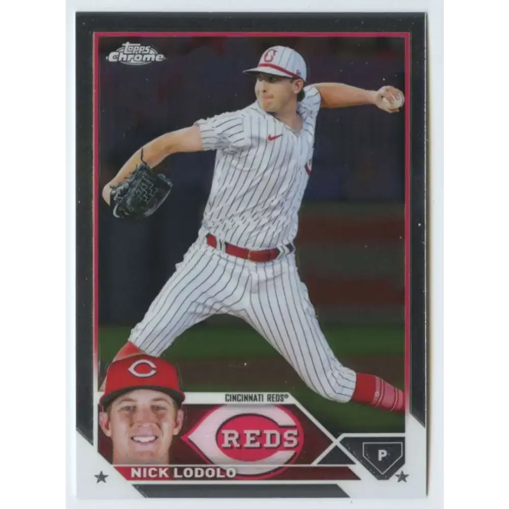 2023 Topps Chrome #154 Nick Lodolo NM-MT Cincinnati Reds Baseball Card - Baseball Card Single