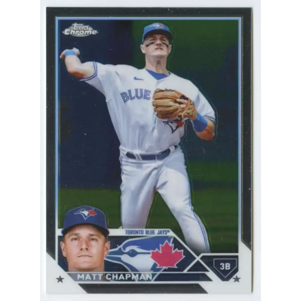 2023 Topps Chrome #158 Matt Chapman NM-MT Toronto Blue Jays Baseball Card - Baseball Card Single
