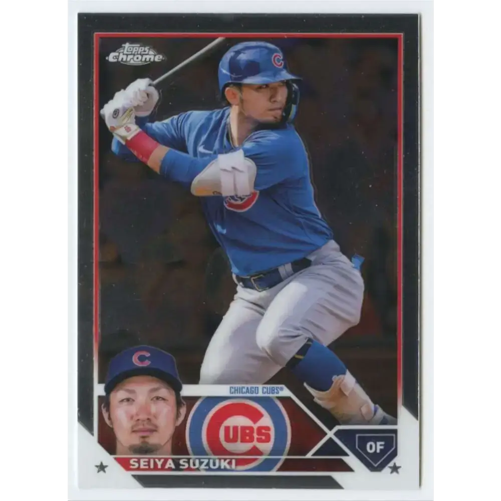 2023 Topps Chrome #168 Seiya Suzuki NM-MT Chicago Cubs Baseball Card - Baseball Card Single