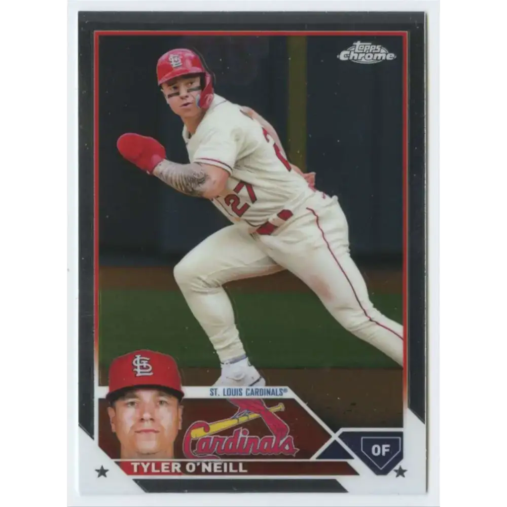 2023 Topps Chrome #171 Tyler O’Neill NM-MT St. Louis Cardinals Baseball Card - Baseball Card Single
