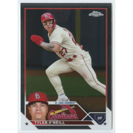 2023 Topps Chrome #171 Tyler O’Neill NM-MT St. Louis Cardinals Baseball Card - Baseball Card Single