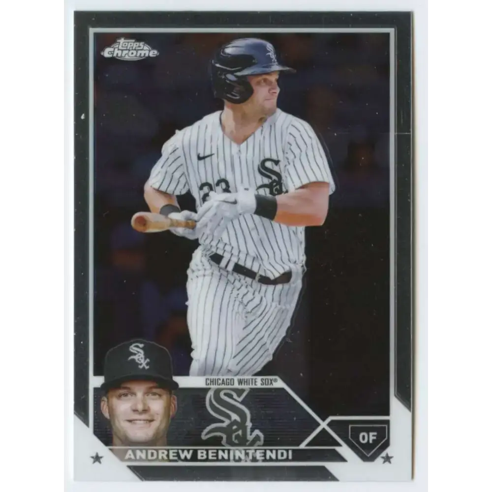 2023 Topps Chrome #180 Andrew Benintendi NM-MT Chicago White Sox Baseball Card - Baseball Card Single