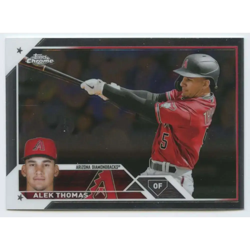 2023 Topps Chrome #186 Alek Thomas NM-MT Arizona Diamondbacks Baseball Card - Baseball Card Single
