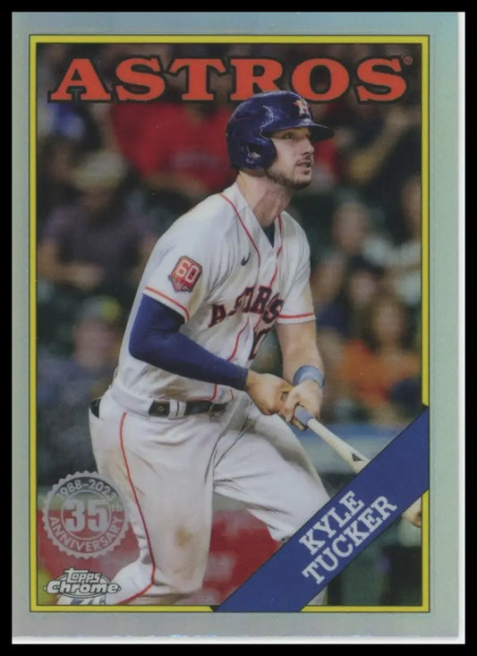 2023 Topps Chrome - 1988 35th Anniversary Kyle Tucker 88BC-14 Astros Baseball NM - Baseball Card Single
