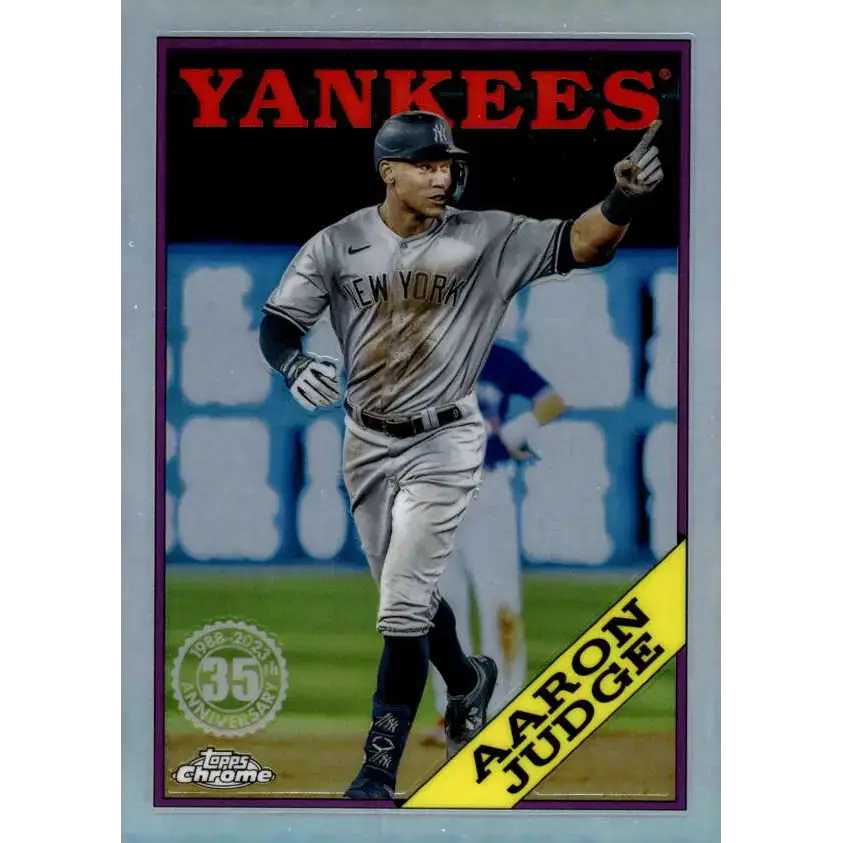 2023 Topps Chrome 1988 Baseball Refractor #88BC-1 Aaron Judge NM-MT New York Yankees Baseball Card