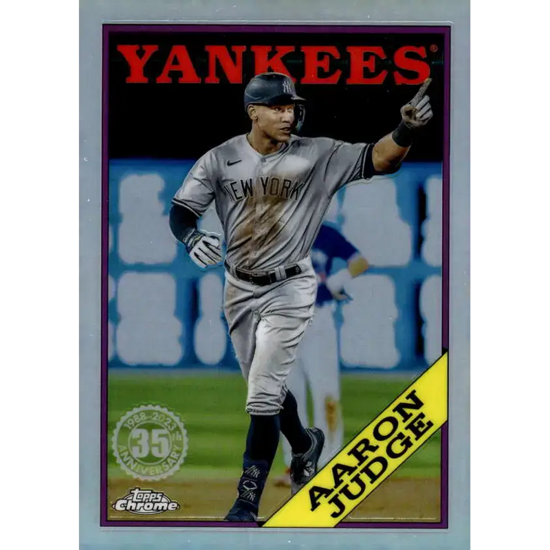 2023 Topps Chrome 1988 Baseball Refractor #88BC-1 Aaron Judge NM-MT New York Yankees Baseball Card - Baseball Card