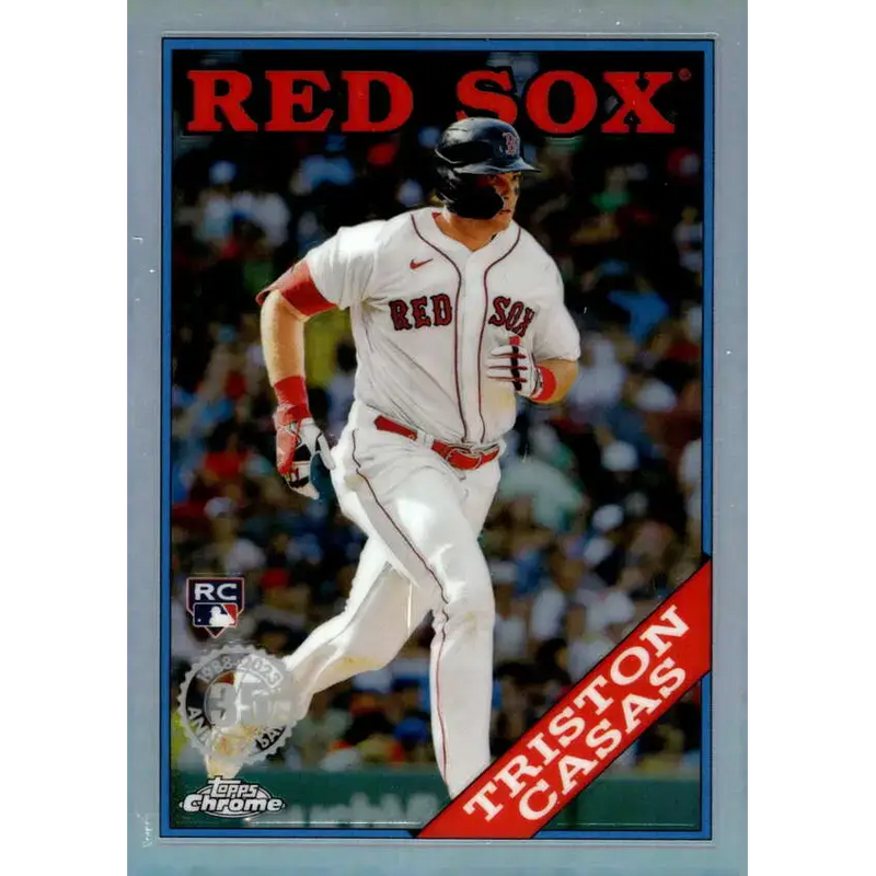 2023 Topps Chrome 1988 Baseball Refractor #88BC-10 Triston Casas NM-MT Boston Red Sox Baseball Card - Baseball Card