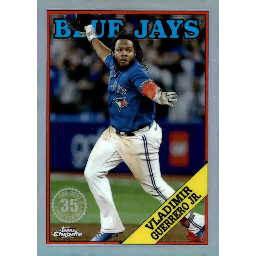 2023 Topps Chrome 1988 Baseball Refractor #88BC-12 Vladimir Guerrero Jr. NM-MT Toronto Blue Jays Baseball Card